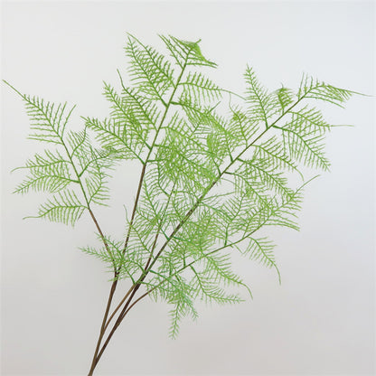 Nordic-Inspired Faux Green Plant - Elegant Asparagus Fern Branch for Home and Office Décor | Lush, Year-Round Greenery | Perfect Indoor Decorative Accent