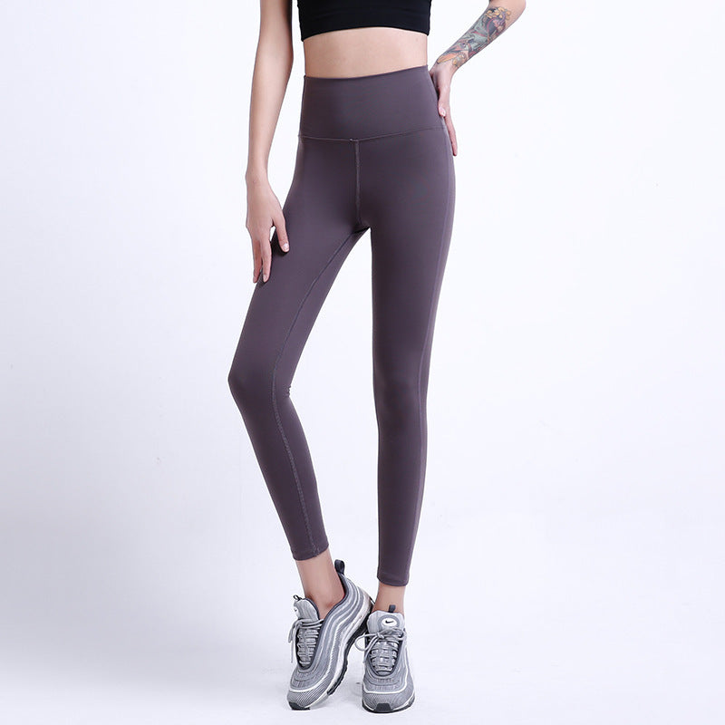 High Waisted Butt Lifting Women's Sports Pants Quick Dry Stretchy Leggings for Running Gym Workouts and Yoga for Fall Winter Training