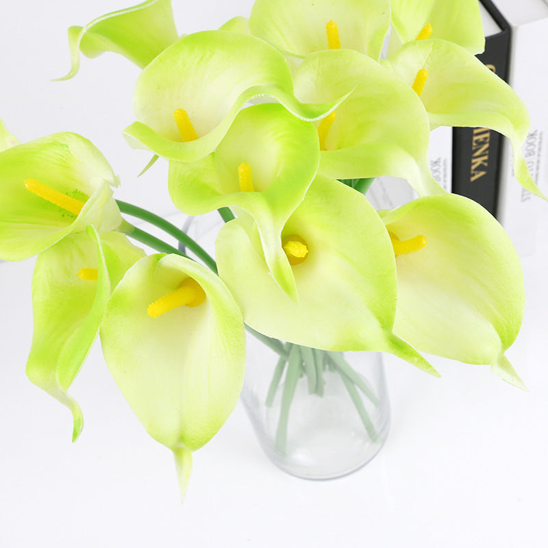 Realistic PU Mini Calla Lily Flowers – Stunning Home Decor & Wedding Decoration for a Touch of Elegance