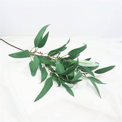 Realistic Scandinavian-Inspired Eucalyptus Leaves Long Branch Decor for Indoor Home Styling - Perfect for Creating Lush and Serene Ambiance in Any Room