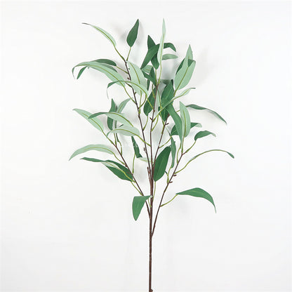 Realistic Scandinavian-Inspired Eucalyptus Leaves Long Branch Decor for Indoor Home Styling - Perfect for Creating Lush and Serene Ambiance in Any Room