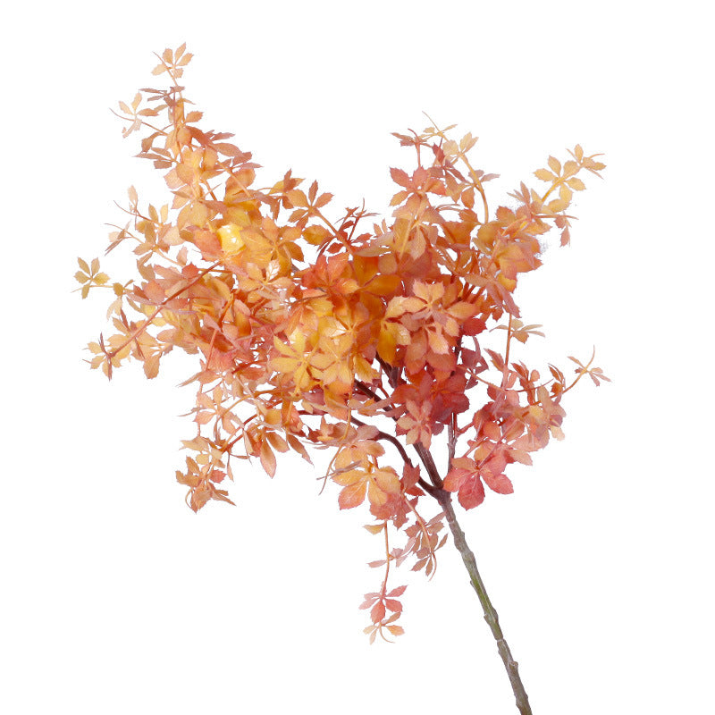 Stunning Faux Maple Leaf Bouquet for Weddings - Elegant Decorative Artificial Plants for Home and Special Occasions