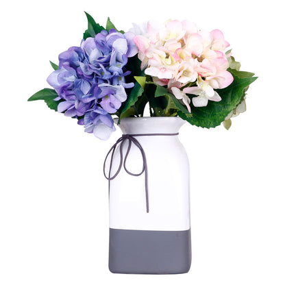 Realistic Hydrangea Bouquet - Stunning Artificial Silk Flowers for Home Decor, Wedding Celebrations, and Events