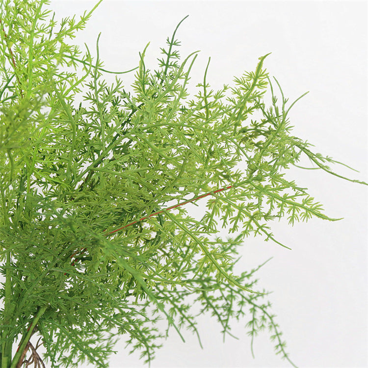 Elegant Artificial Asparagus Fern Plant for Home Décor - Zen-Inspired Japanese Style Greenery Decoration with Realistic Leaves and Perfect for Any Room