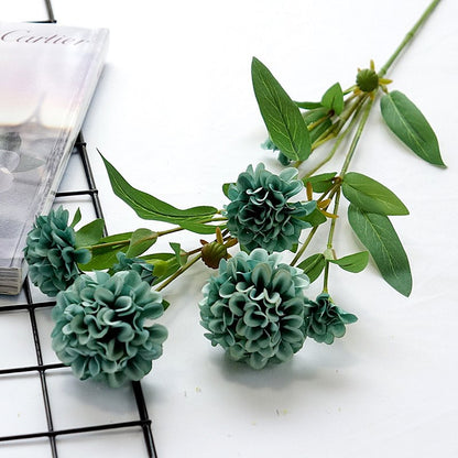 Stunning Artificial Flower: Dreamy Ball Chrysanthemum - Perfect for Weddings, Home Decor, Hotels, and Photography Props