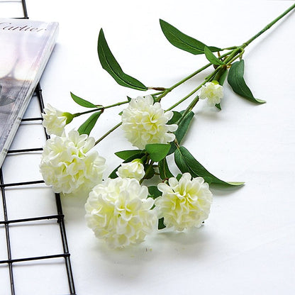 Stunning Artificial Flower: Dreamy Ball Chrysanthemum - Perfect for Weddings, Home Decor, Hotels, and Photography Props