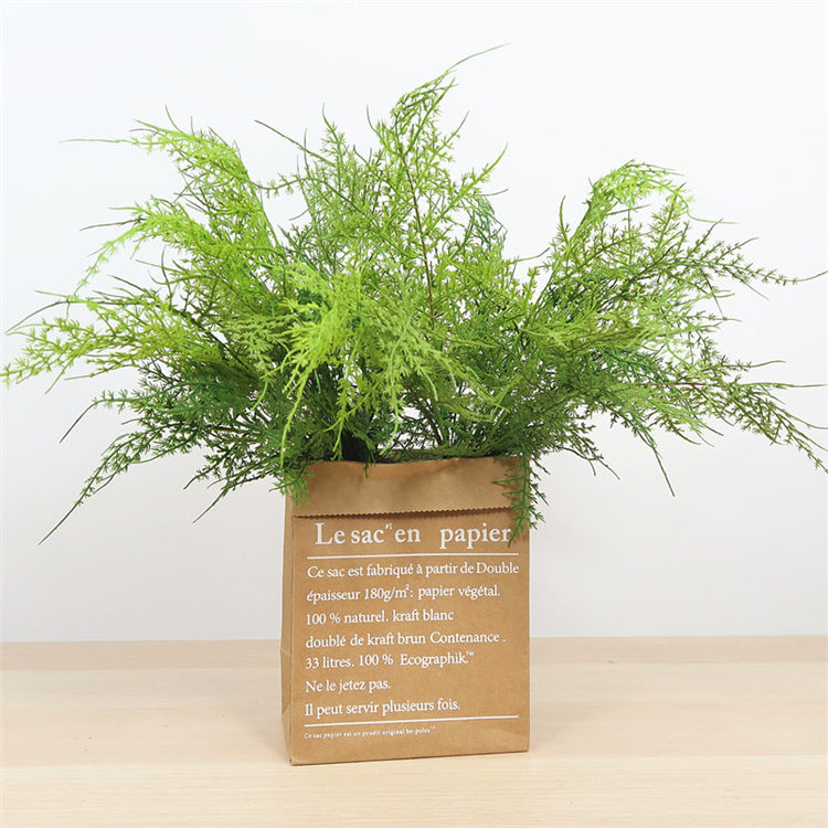 Elegant Artificial Asparagus Fern Plant for Home Décor - Zen-Inspired Japanese Style Greenery Decoration with Realistic Leaves and Perfect for Any Room