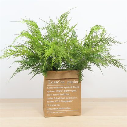 Elegant Artificial Asparagus Fern Plant for Home Décor - Zen-Inspired Japanese Style Greenery Decoration with Realistic Leaves and Perfect for Any Room