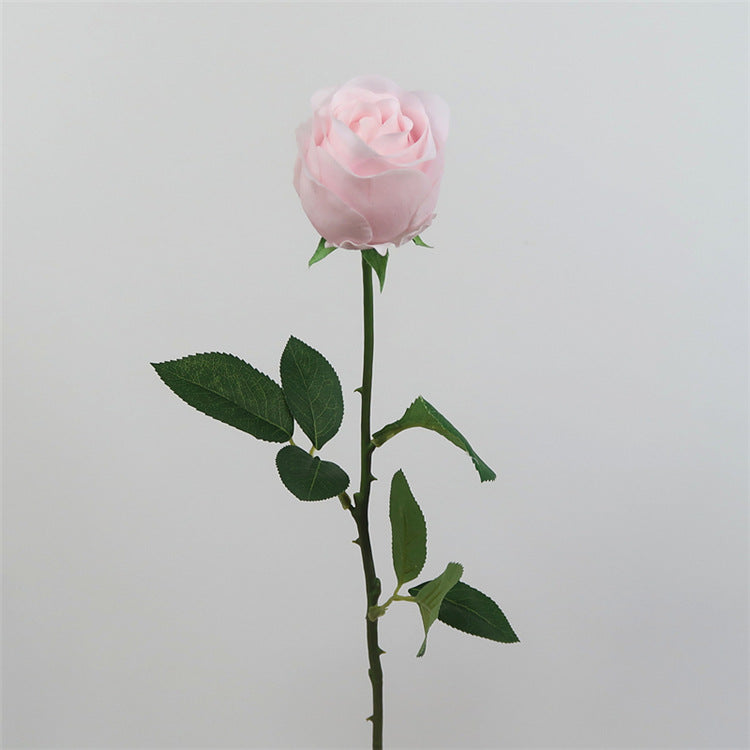 Ultra-Realistic Touch Hydrating Rose – Single Stem Bulgarian Faux Flower for Elegant Home Décor, Perfect for Living Room, Dining Table, and Bedroom Arrangements