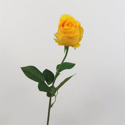 Ultra-Realistic Touch Hydrating Rose – Single Stem Bulgarian Faux Flower for Elegant Home Décor, Perfect for Living Room, Dining Table, and Bedroom Arrangements