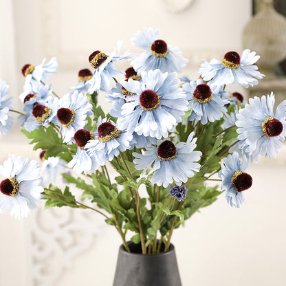 Realistic Sunflower Bouquet with 4 Branches – Ideal Faux Floral Arrangement for Home Décor, Weddings, and Event Decorations