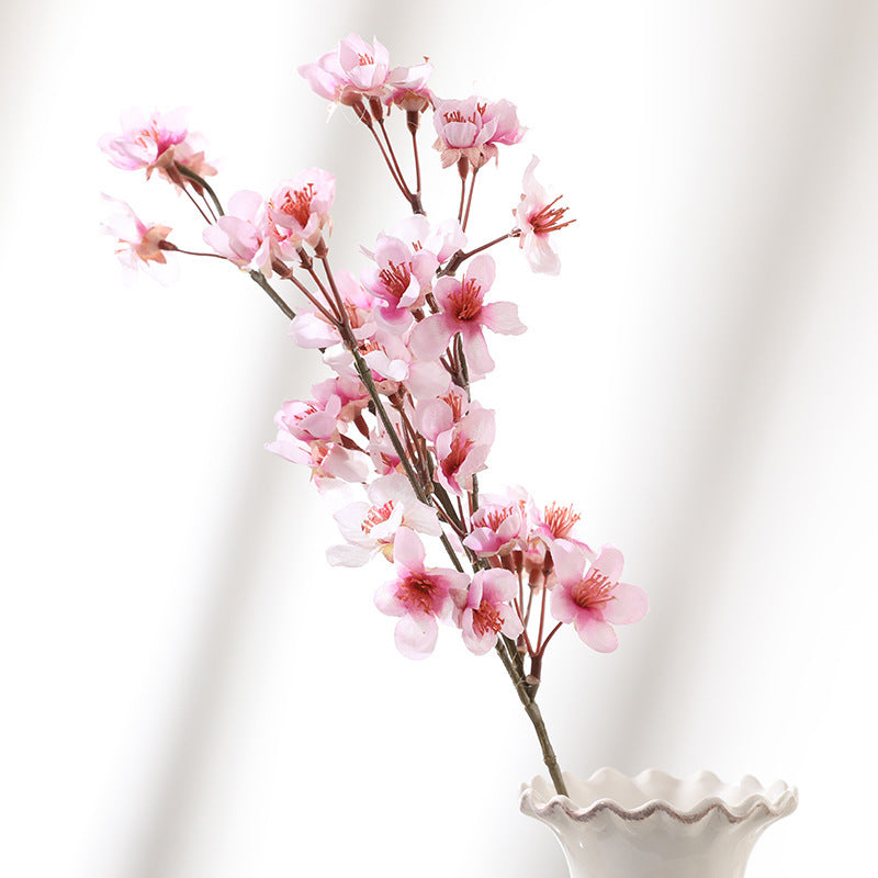 Elegant Rustic Cherry Blossom Faux Flowers for Home Decor | Classic Peach Blossom Wedding Wall Decor | Beautiful Artificial Branches for Celebrations