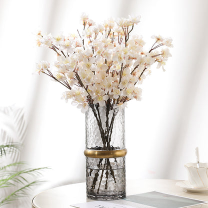 Elegant Rustic Cherry Blossom Faux Flowers for Home Decor | Classic Peach Blossom Wedding Wall Decor | Beautiful Artificial Branches for Celebrations