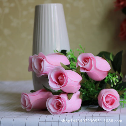 I LOVE YOU Valentine's Day Floral Design - 7 Stunning Realistic Rose Home Decor Flowers Perfect for Romantic Gifts and Celebrations