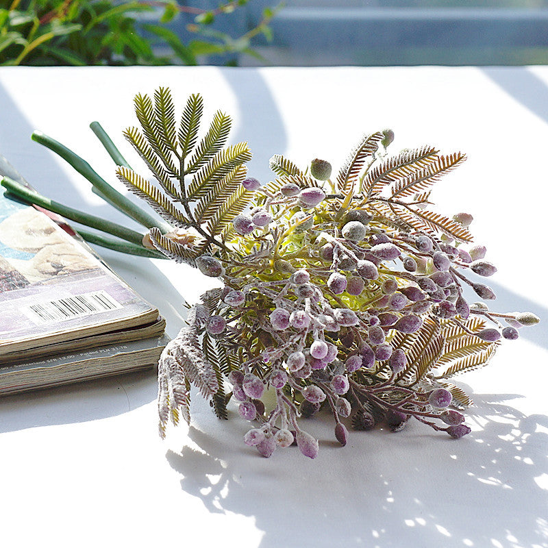 Realistic Purple Jasmine Bouquet with Faux Flowers – Perfect for Weddings, Celebrations, and Photography Props