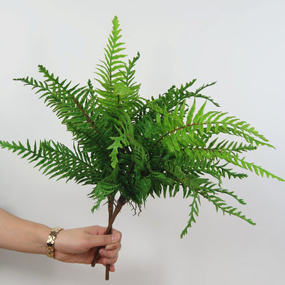 Ultra-Realistic Touch Green Plant – Lush Fern and Grass Combo for Home, Office, Balcony & Living Room Decor, Perfect for Indoor Plant Lovers