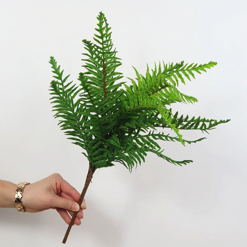 Ultra-Realistic Touch Green Plant – Lush Fern and Grass Combo for Home, Office, Balcony & Living Room Decor, Perfect for Indoor Plant Lovers