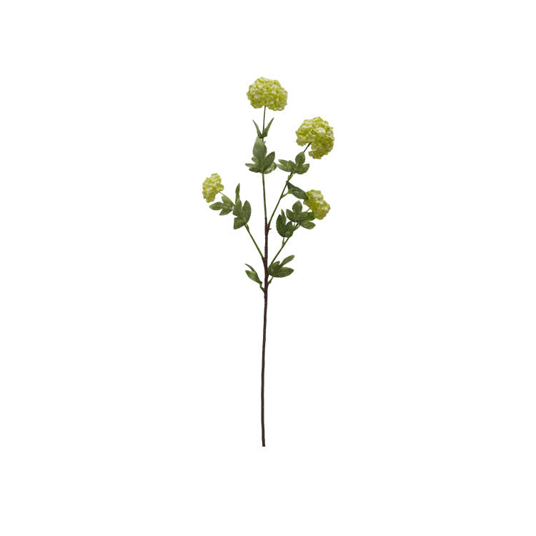 Elegant European-Style Artificial Hydrangea Stem - Perfect for Wedding Décor, Home Arrangements, and Special Events – Lifelike 4-Head Design for Stunning Floral Accents