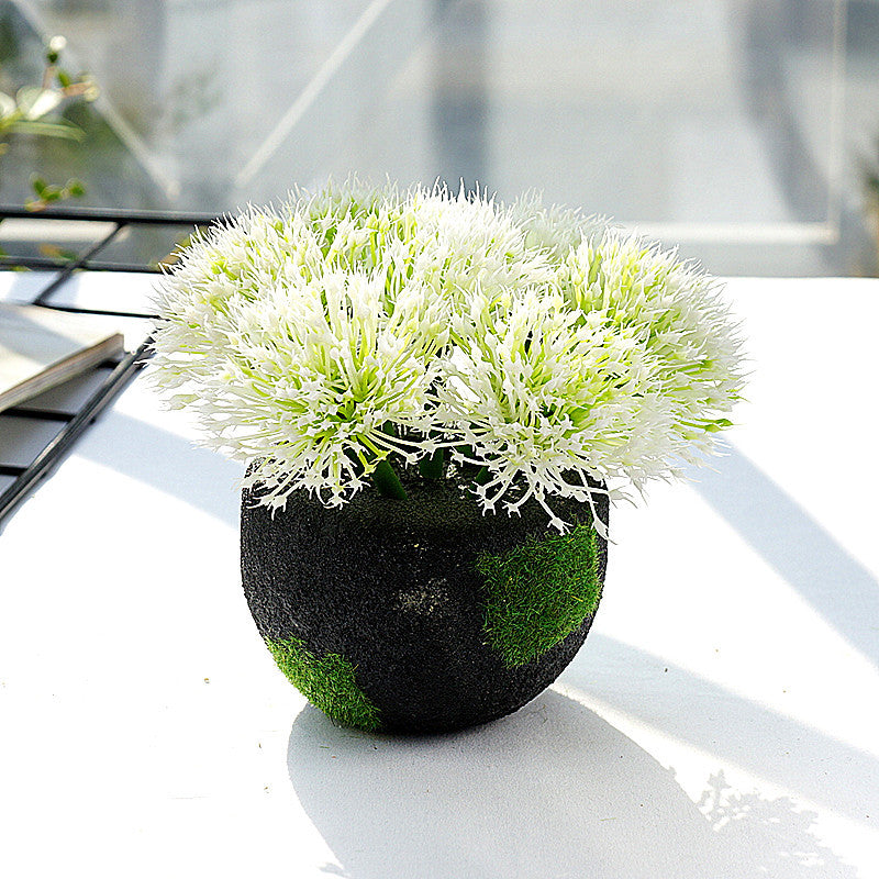 Realistic Green Potted Artificial Grass Floral Arrangement – Perfect Décor for Home, Weddings, and Celebrations