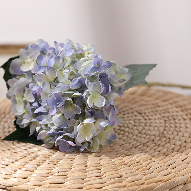 Realistic Artificial Hydrangea - Stunning White 11-Branch Floral Stem Perfect for Home Decor, Weddings, and Special Events