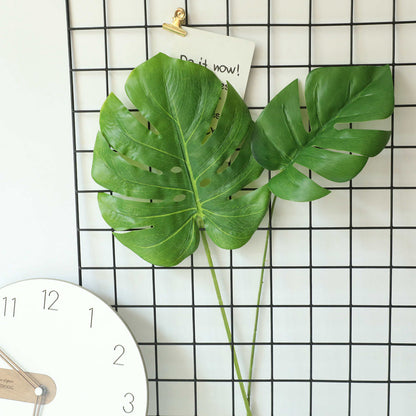 Realistic Faux Turtle Back Leaf Plants - Perfect for Weddings & Home Decor - Stunning INS Style Greenery Accents