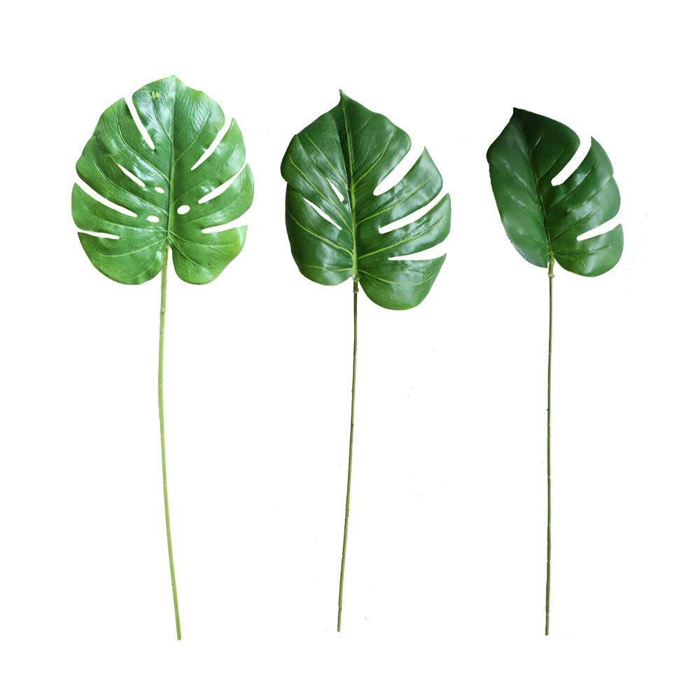 Realistic Faux Turtle Back Leaf Plants - Perfect for Weddings & Home Decor - Stunning INS Style Greenery Accents