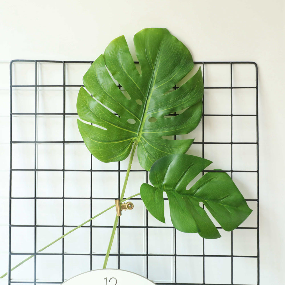 Realistic Faux Turtle Back Leaf Plants - Perfect for Weddings & Home Decor - Stunning INS Style Greenery Accents