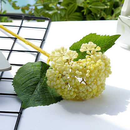 Soft Silicone Hydrangea Buds - Realistic Faux Floral Arrangements for Handmade Craft Projects