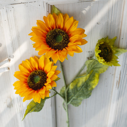 Realistic Faux Sunflowers for Weddings and Home Decor - Charming Artificial Flower Bouquets for Lasting Beauty