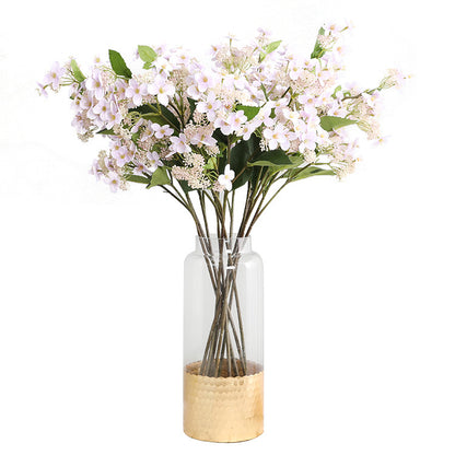 Elegant Artificial Hydrangea Bouquet for Home Décor - Stunning Faux Floral Arrangement for Weddings and Event Aisles