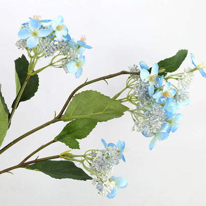 Elegant Artificial Hydrangea Bouquet for Home Décor - Stunning Faux Floral Arrangement for Weddings and Event Aisles