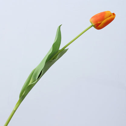 Lifelike Long-Stemmed Touch-Safe Moisturizing Tulip - Perfect for Home Decor, Hotels, and Photography Props