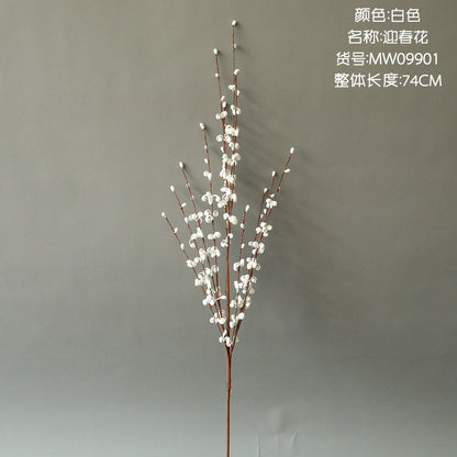 Spring-Inspired PE Artificial Flower Beaded Decorations for Weddings and Home Decor - Charming MW09901 Aisle Markers