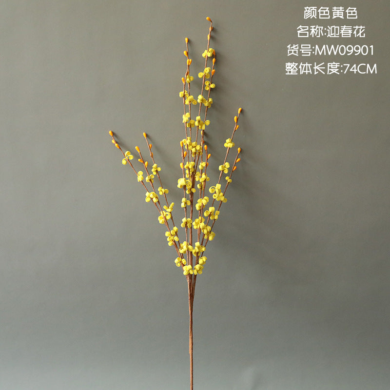 Spring-Inspired PE Artificial Flower Beaded Decorations for Weddings and Home Decor - Charming MW09901 Aisle Markers