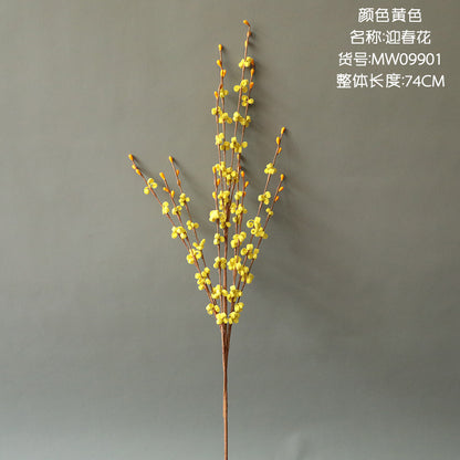 Spring-Inspired PE Artificial Flower Beaded Decorations for Weddings and Home Decor - Charming MW09901 Aisle Markers