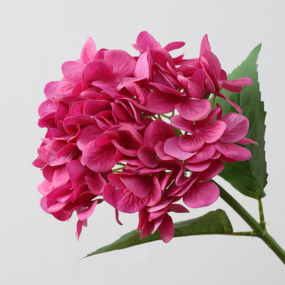 Realistic Touch Hydrangea for Wedding Celebrations - Lifelike Artificial Flower Décor and Home Planter for Timeless Elegance in Your Special Day