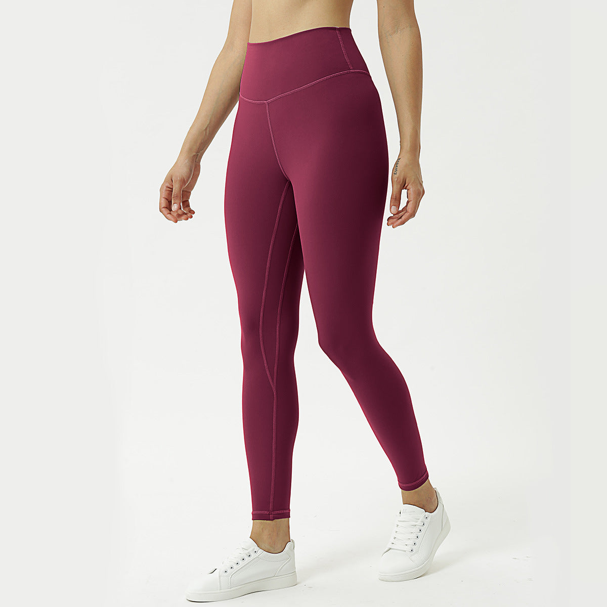 High Waisted Women's Yoga Pants for Lift Support 3 4 Length Leggings for Running Fitness and Everyday Comfort