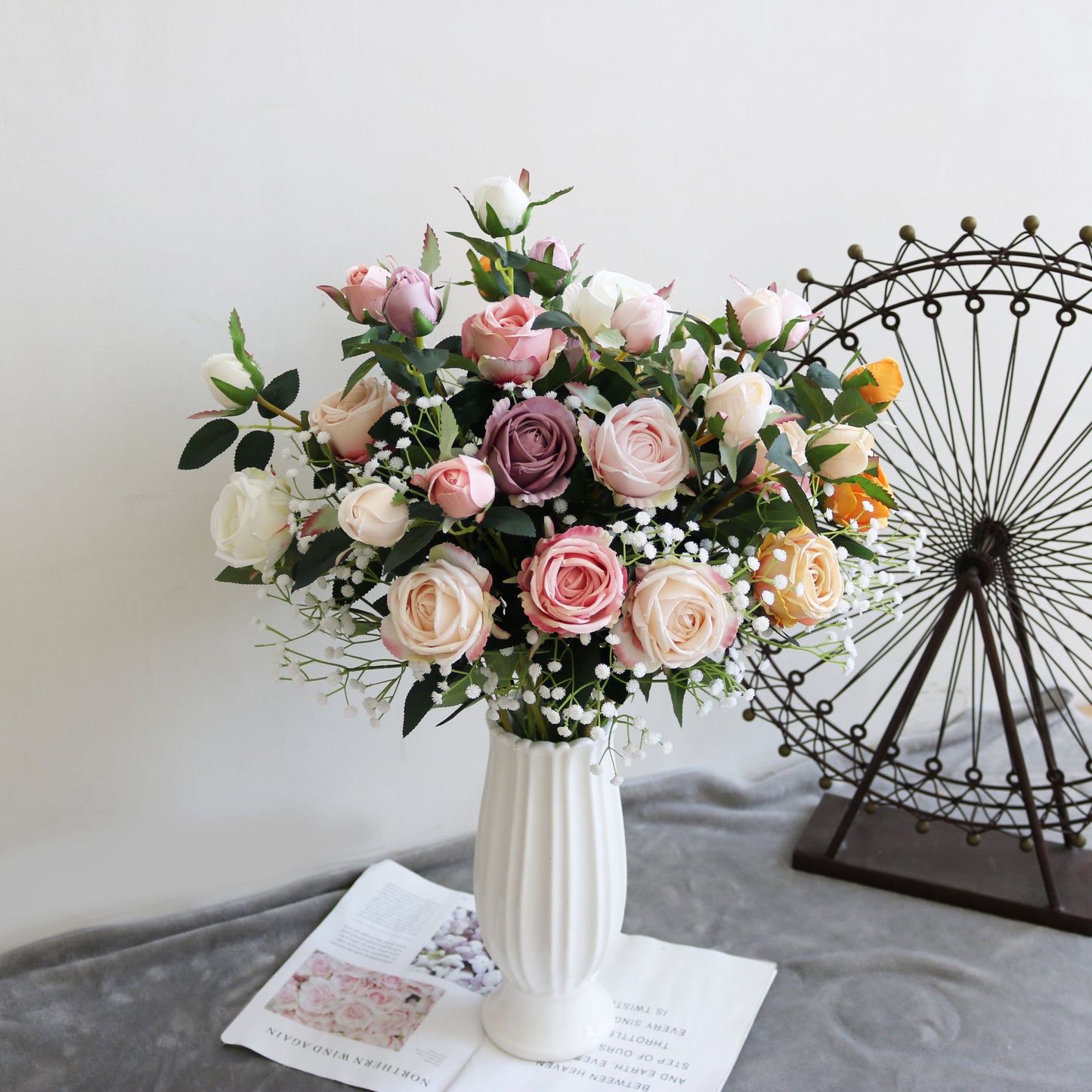 Beautifully Realistic Faux Rose Flowers for Wedding Decorations and Home Décor - Perfect for Every Occasion