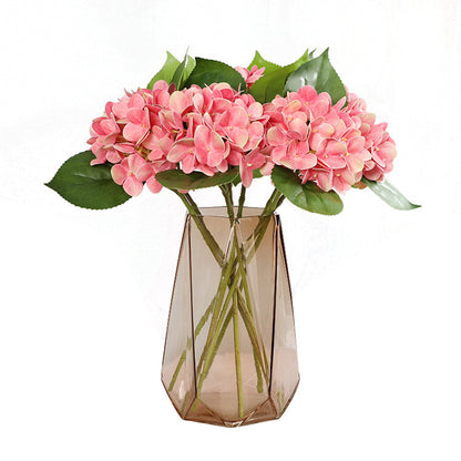 Realistic Touch Artificial Hydrangea Flower for Home Decor - Small 3D Printed Bouquet Perfect for Weddings and Special Events