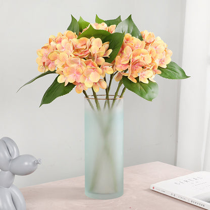 Realistic Touch Artificial Hydrangea Flower for Home Decor - Small 3D Printed Bouquet Perfect for Weddings and Special Events