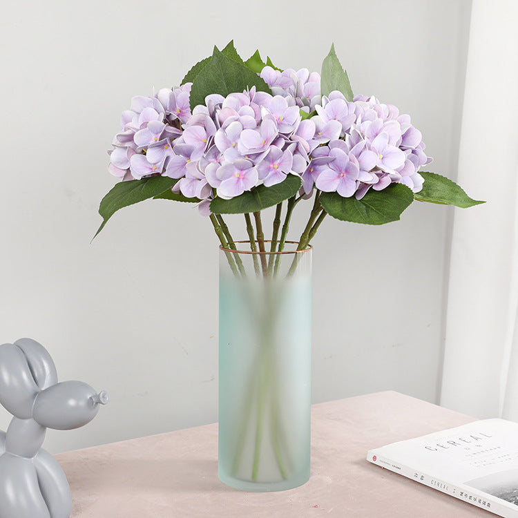 Realistic Touch Artificial Hydrangea Flower for Home Decor - Small 3D Printed Bouquet Perfect for Weddings and Special Events