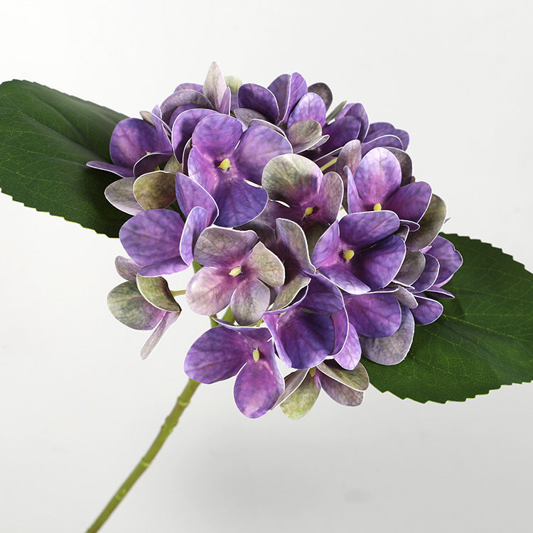 Realistic Touch Artificial Hydrangea Flower for Home Decor - Small 3D Printed Bouquet Perfect for Weddings and Special Events