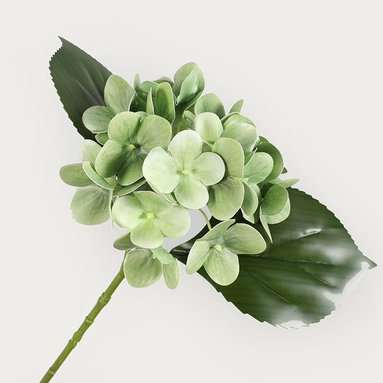 Realistic Touch Artificial Hydrangea Flower for Home Decor - Small 3D Printed Bouquet Perfect for Weddings and Special Events