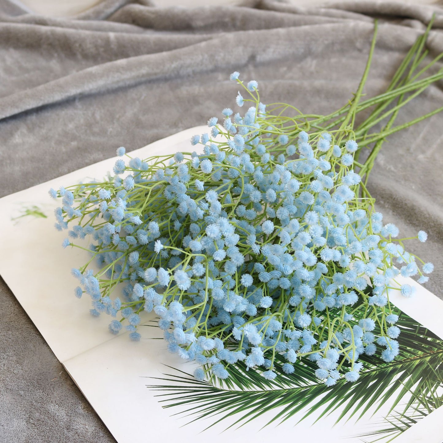 Stunning Faux Baby's Breath Bouquet - Elegant Single Stalk Floral Home Decor, Perfect for Weddings and Creative Arrangements