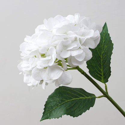 Realistic Touch Hydrangea for Wedding Celebrations - Lifelike Artificial Flower Décor and Home Planter for Timeless Elegance in Your Special Day