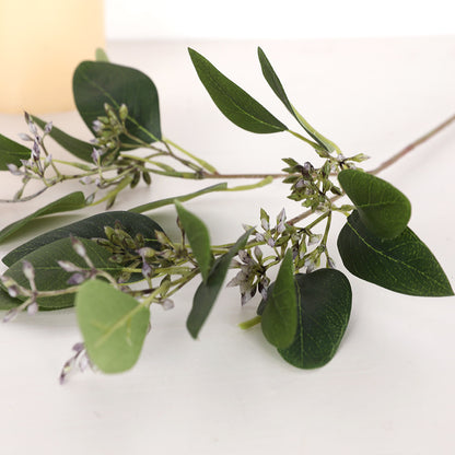 Realistic Eucalyptus Leaves with Fruit – Perfect Home Decor Accent for European and American Styles