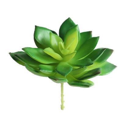 Realistic Succulent Green Spiky Snow Lotus Faux Plant - Perfect for Home Decor and Wedding Decorations - Lifelike Artificial Succulent Wall Flowers MW17700