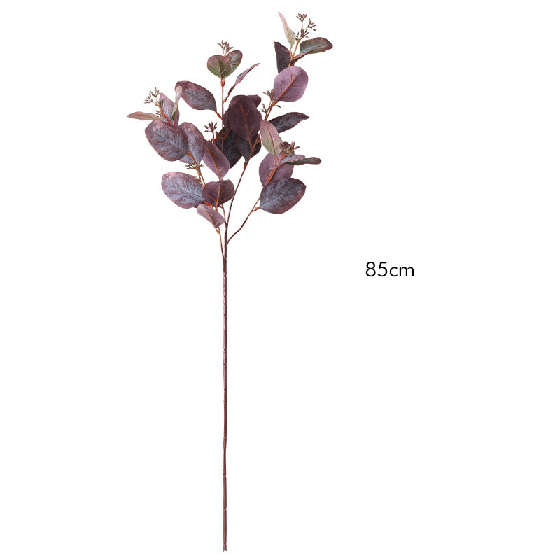 Lifelike Eucalyptus and Money Leaf Branch – Realistic Artificial Greenery for Wedding Decor, Home, and Event Decoration