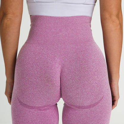 Summer Fashion Seamless Yoga Shorts for Women High Waisted Breathable and Workout Leggings for Fitness Enthusiasts