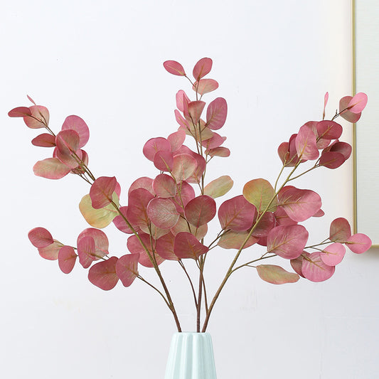 Realistic 3D Printed Eucalyptus and Money Leaves Decorative Fake Plants for Home and Wedding Décor – Stunning Indoor Potted Greenery for All Occasions